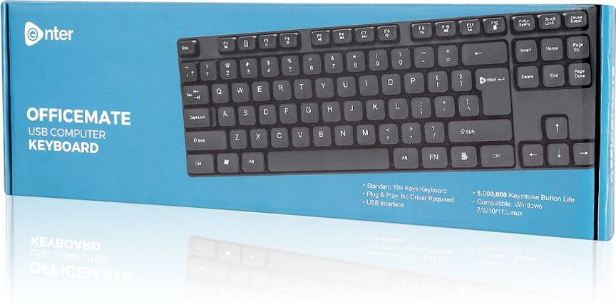 Officemate Wired USB Keyboard