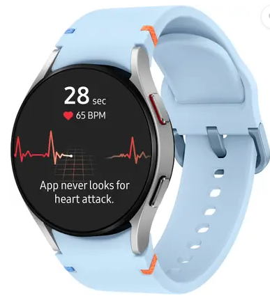 Samsung Galaxy Watch FE, 40mm BT  (Silver Strap, Small)