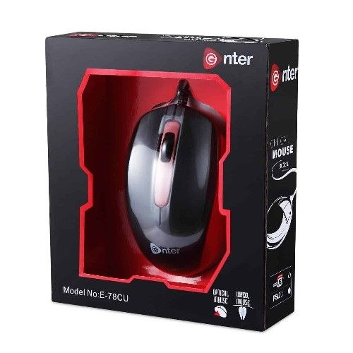 USB Optical 800 DPI Wired Mouse (E-78CU)